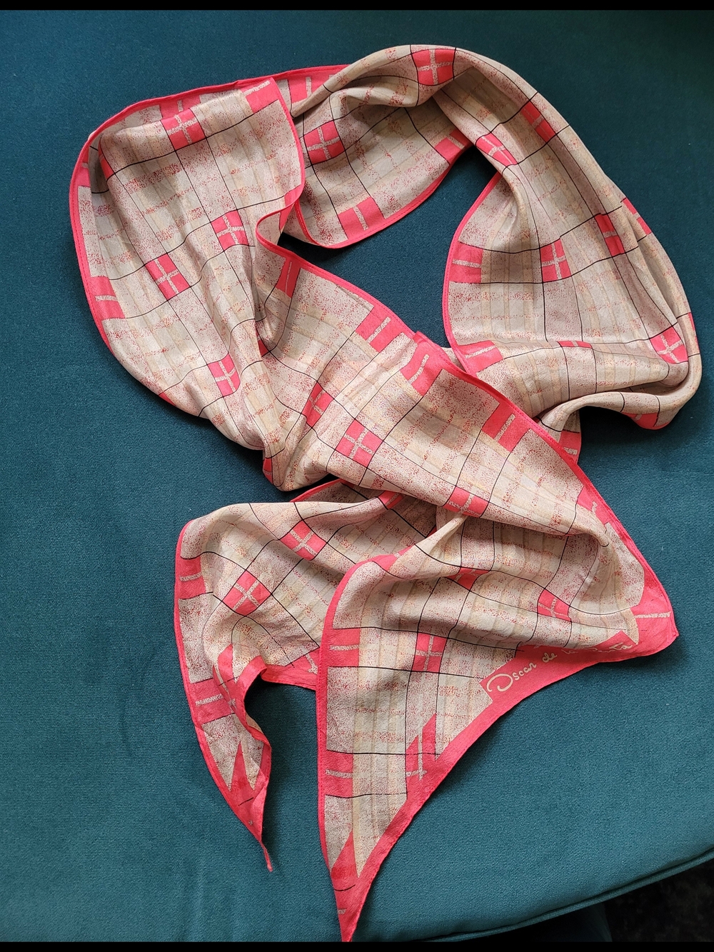 Oscar de la Renta Silk Scarf